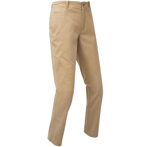 footjoy tapered fit chino trousers tan 1 grande
